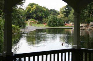 Walk around the ornamental lake