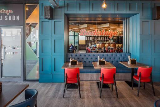 Dine at Backstage Bar & Grill