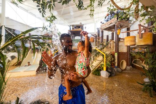 Kids' water play areas