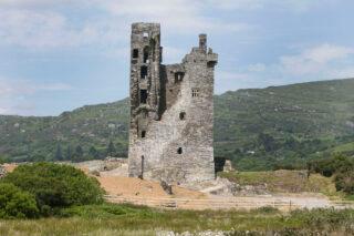 Photograph the ruin at golden hour