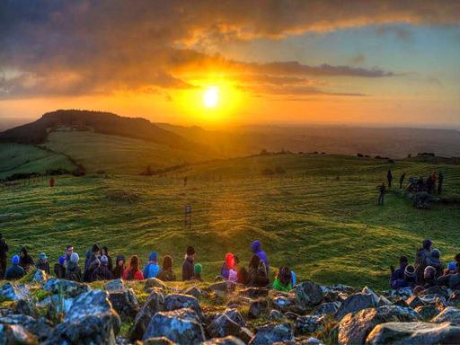 Equinox sunrise