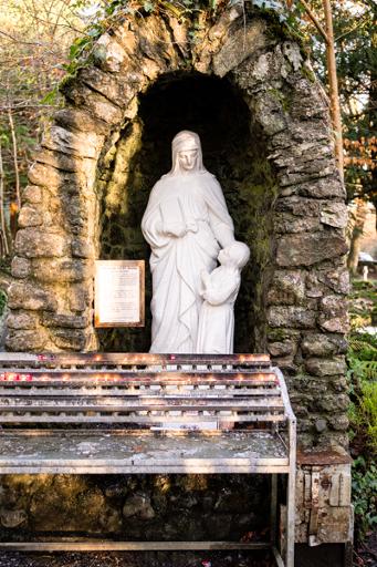 Shrines and rosary walk