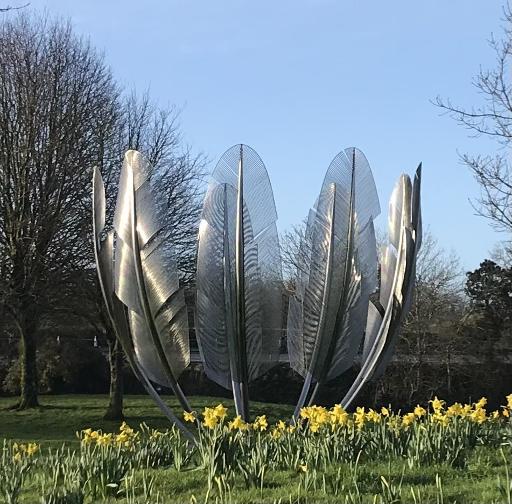 See the Kindred Spirits sculpture
