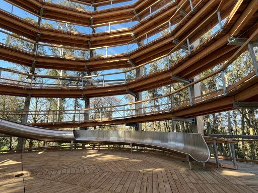 Giant Spiral Slide