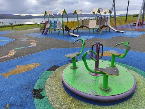 Two play areas for all ages