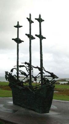 View the Coffin Ship sculpture