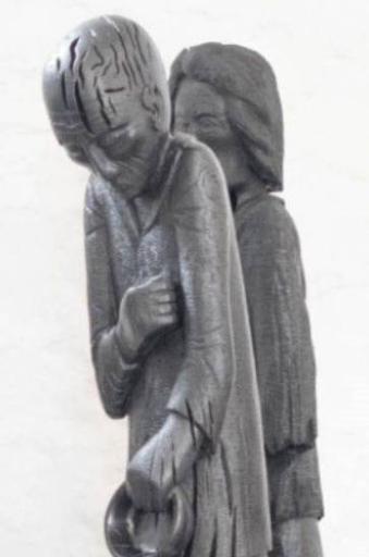 Dark Shadows: Bog Oak Famine Sculptures