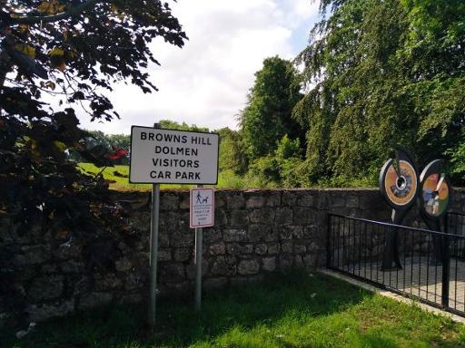 Arrive via the roadside car park
