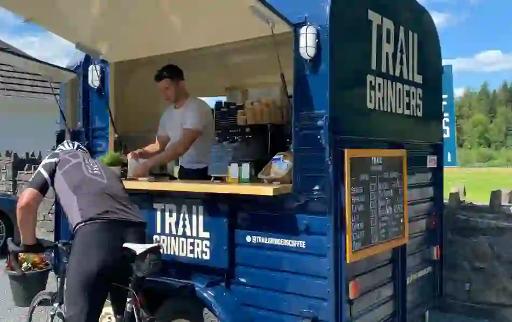 Coffee at Trail Grinders