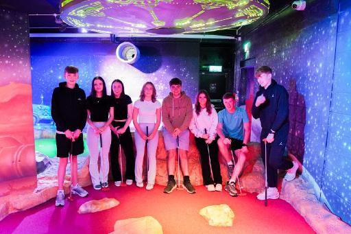 Space-Themed Mini Golf