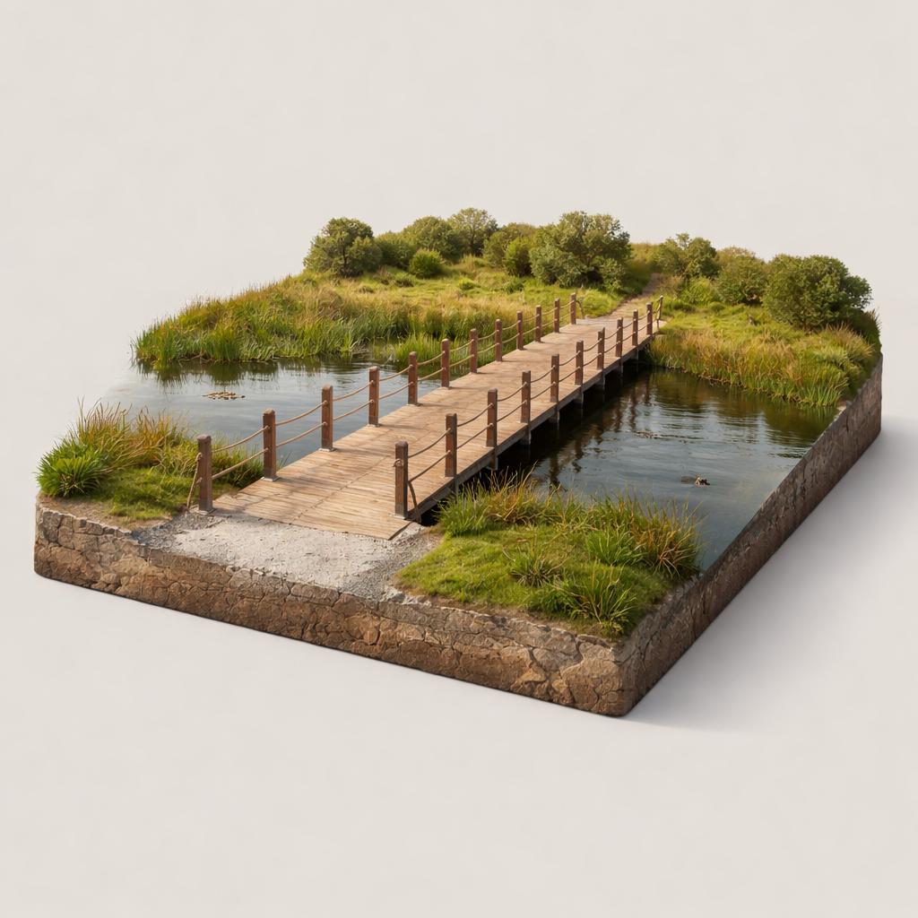 Acres Lake Floating Boardwalk