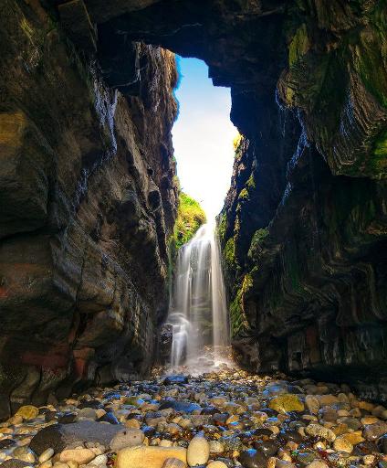 The Waterfall Inside the Cave