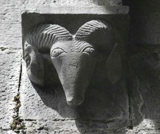 Spot the ram's head corbel