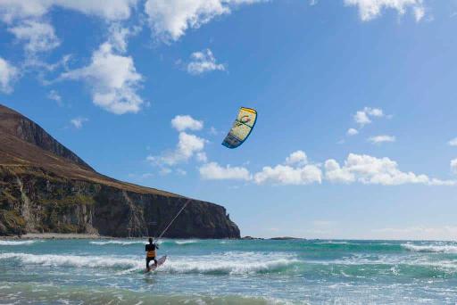 Kite-Surfing on Keel Bay